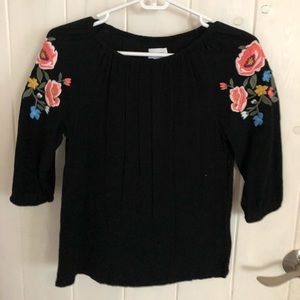 Old navy embroidered long sleeve